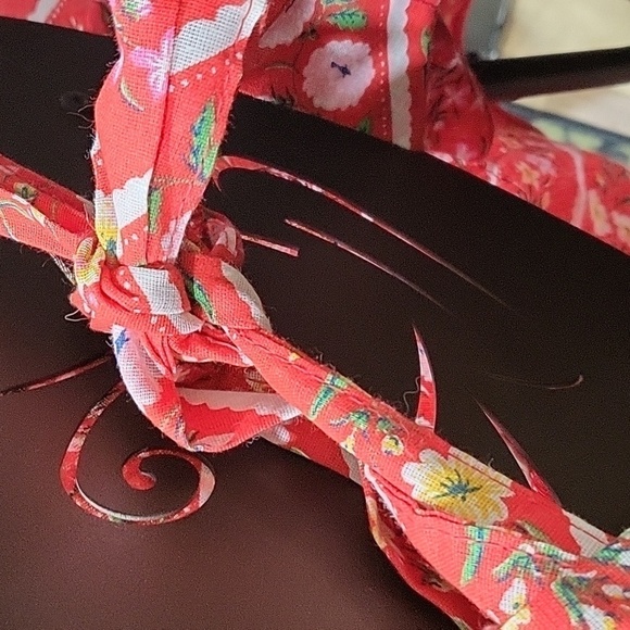 Vintage Apron With Pot Holder On Button and 2 Big pockets - Picture 5 of 6